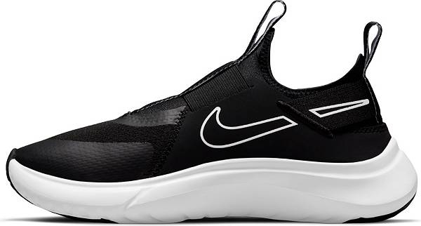 ナイキ キッズ/レディース ランニングシューズ Nike Kids' Grade School Flex Plus Running Shoes - Black/White_2