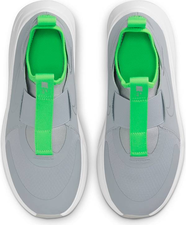ナイキ キッズ/レディース ランニングシューズ Nike Kids' Grade School Flex Plus Running Shoes - Grey/Silver/Green_3