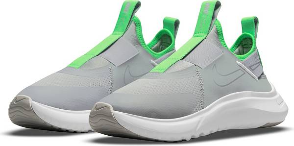 ナイキ キッズ/レディース ランニングシューズ Nike Kids' Grade School Flex Plus Running Shoes - Grey/Silver/Green_4
