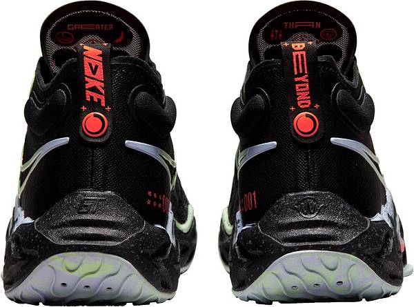 ナイキ メンズ バッシュ Nike Air Zoom G.T. Run Basketball Shoes - Black/Hyper Crimson