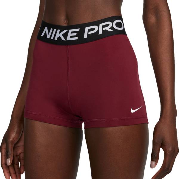 ナイキ レディース トレーニングショーツ Nike Women's Pro 3” Shorts - Dark Beetroot