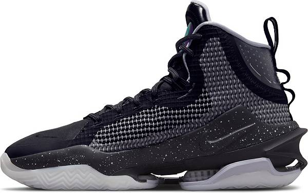ナイキ メンズ バッシュ Nike Air Zoom G.T. Jump Basketball Shoes - Black/Green/Grey