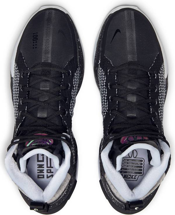 ナイキ メンズ バッシュ Nike Air Zoom G.T. Jump Basketball Shoes - Black/Green/Grey