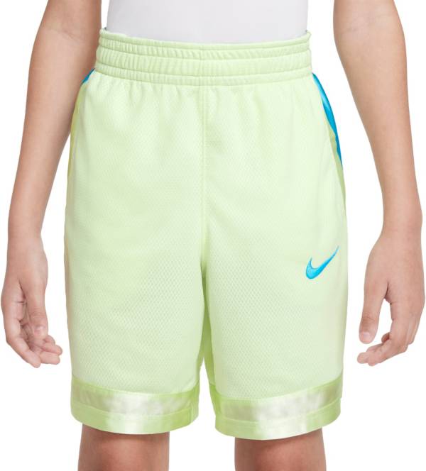 ナイキ キッズ ショートパンツ Nike Boys' Dri-FIT Elite Basketball Shorts - Lime Ice