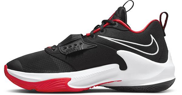 ナイキ メンズ バッシュ Nike Zoom Freak 3 Basketball Shoes - Black/White/Red