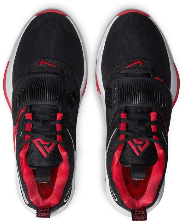 ナイキ メンズ バッシュ Nike Zoom Freak 3 Basketball Shoes - Black/White/Red