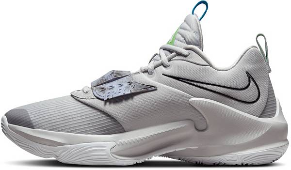 ナイキ メンズ バッシュ Nike Zoom Freak 3 Basketball Shoes - Grey/Purple/White