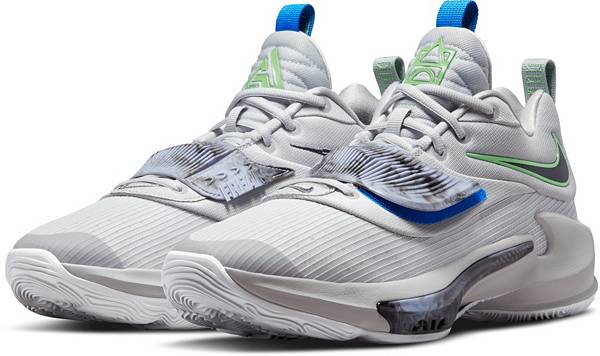 ナイキ メンズ バッシュ Nike Zoom Freak 3 Basketball Shoes - Grey/Purple/White