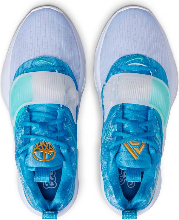 ナイキ メンズ バッシュ Nike Zoom Freak 3 Basketball Shoes - Blue/Gold