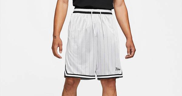 ナイキ メンズ バスケットボール ショートパンツ Nike Men's Dri-FIT DNA Basketball Shorts - White/Black_3