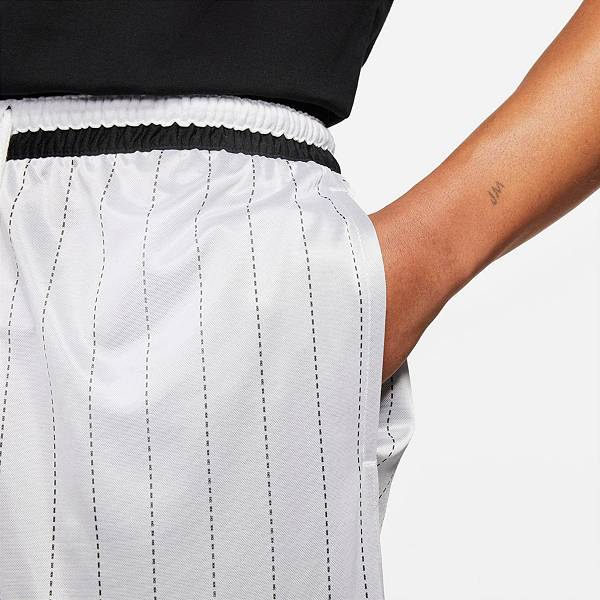 ナイキ メンズ バスケットボール ショートパンツ Nike Men's Dri-FIT DNA Basketball Shorts - White/Black_4