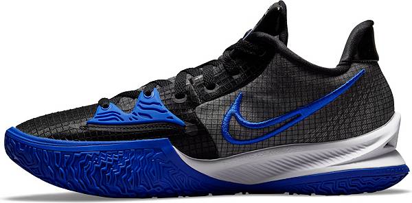 ナイキ メンズ バッシュ Nike Kyrie Low 4 Basketball Shoes - Black/White/Game Royal