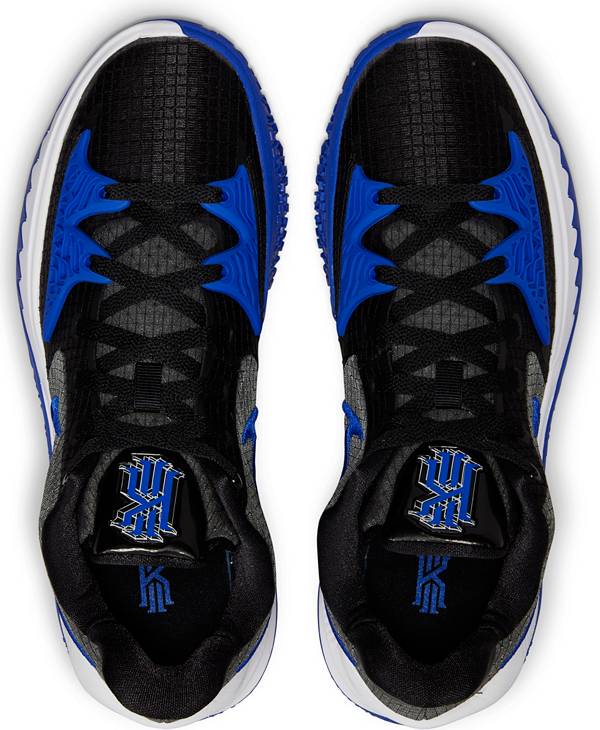 ナイキ メンズ バッシュ Nike Kyrie Low 4 Basketball Shoes - Black/White/Game Royal