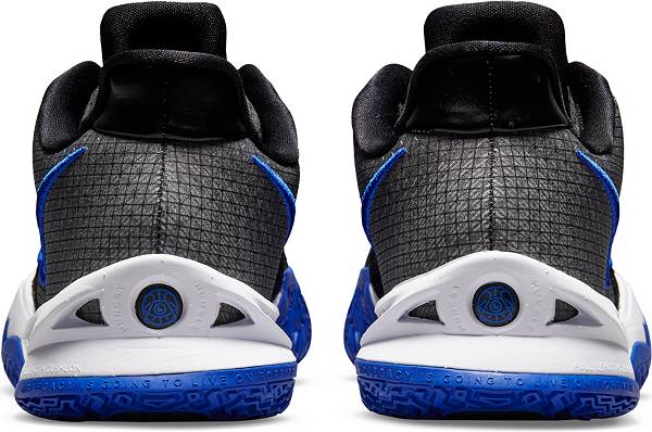 ナイキ メンズ バッシュ Nike Kyrie Low 4 Basketball Shoes - Black/White/Game Royal
