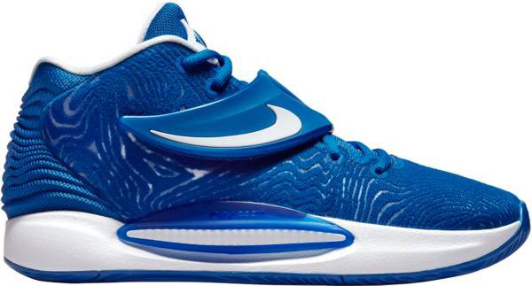 ナイキ メンズ バッシュ Nike KD14 Basketball Shoes - Game Royal/Black/White