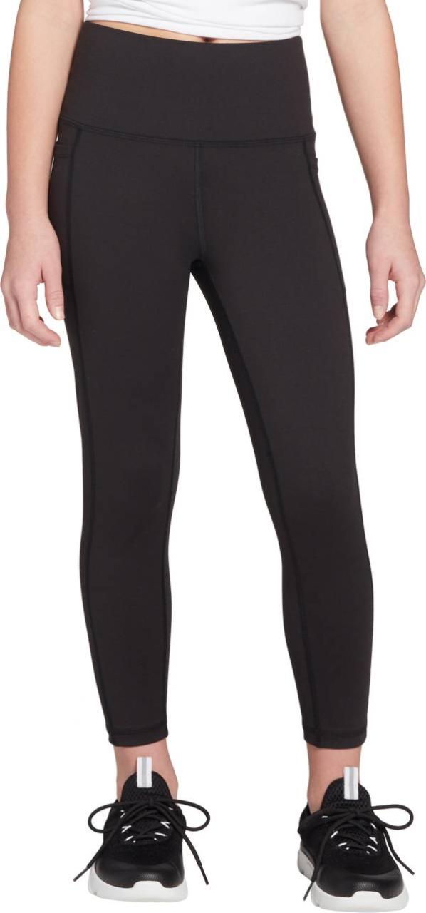 ディックス キッズ タイツ DSG Girls' 7/8 High Rise Tights - Pure Black