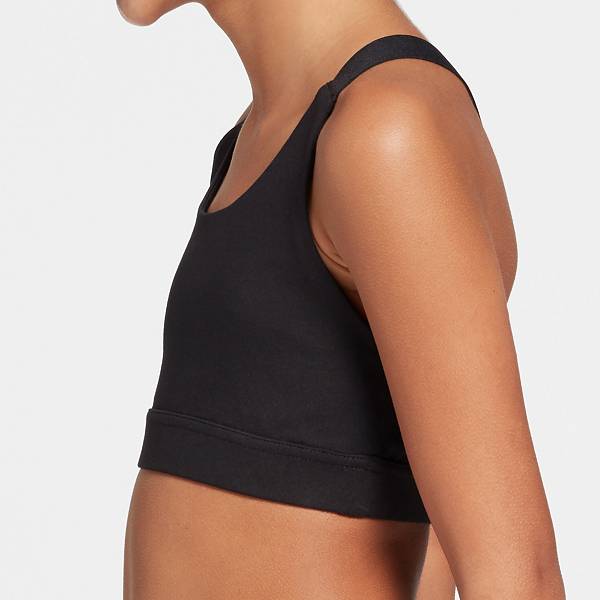 ディックス キッズ スポーツブラ DSG Girls' Printed Core Performance Bra - Pure Black_2
