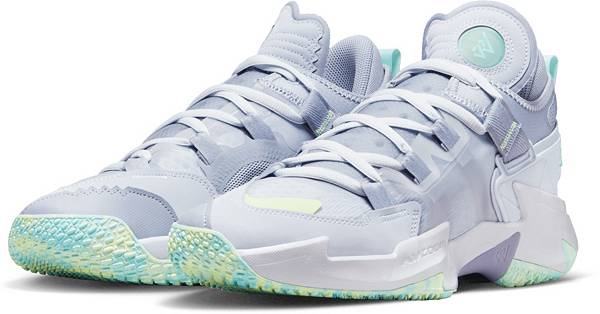 ジョーダン メンズ バッシュ Jordan Why Not? Zer0.5 Basketball Shoes - White/Navy/Mint_4