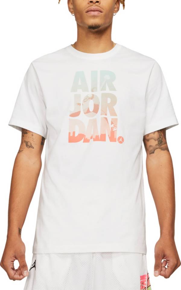 ジョーダン メンズ Tシャツ Jordan Men's Jumpman Classics Graphic T-Shirt - White