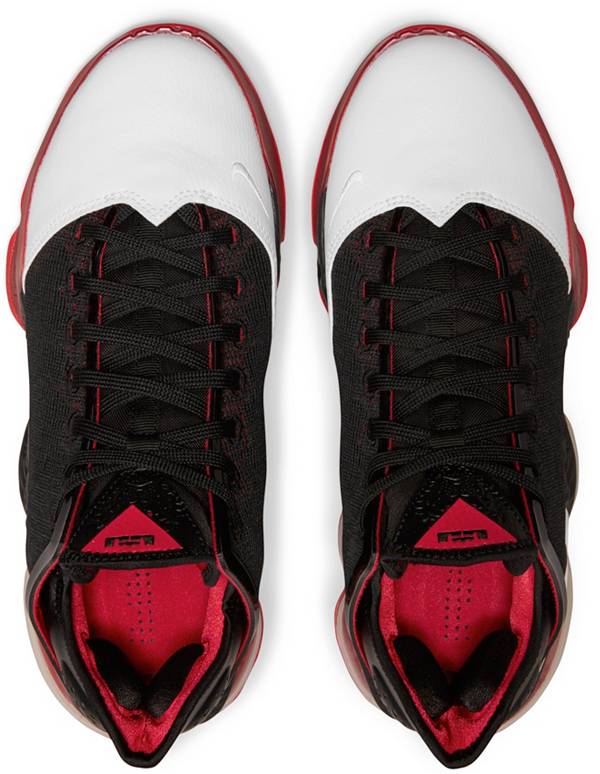 ナイキ メンズ バッシュ Nike LeBron 19 Low Basketball Shoes - Black/White/Red