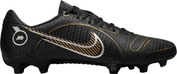 ナイキ メンズ マーキュリアル ヴェイパー１４ サッカー スパイク Nike Mercurial Vapor 14 Academy FG Soccer Cleats - Black/Gold