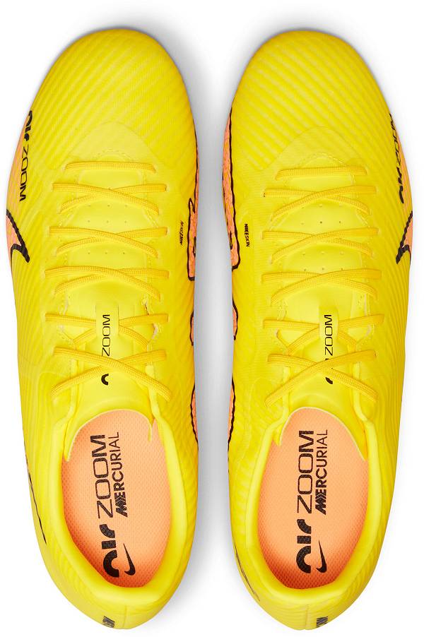 Nike Air Zoom サッカーシューズ イエロー Nike Air Zoom Mercurial Vapor XV Academy IC - Yellow Strike/Sunset