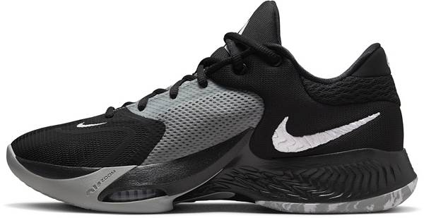 ナイキ メンズ バッシュ Nike Zoom Freak 4 Basketball Shoes - Black/White/Blue/Yellow_2