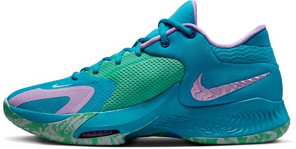 ナイキ メンズ バッシュ Nike Zoom Freak 4 Basketball Shoes - Blue