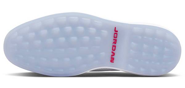 ジョーダン メンズ ゴルフシューズ Air Jordan Men's ADG 4 Golf Shoes - White/Platinum/Red_1