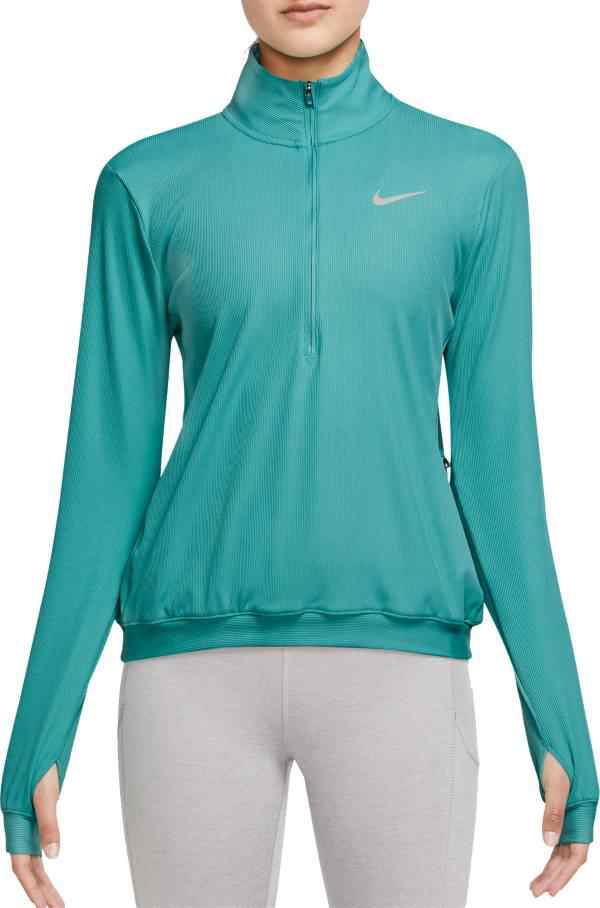 ナイキ レディース Tシャツ 長袖 ロンT Nike Women's Dri-FIT Element Running Midlayer Top  Washed Tealの通販は