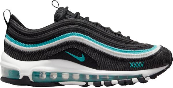 ナイキ キッズ スニーカー Nike Kids' Grade School Air Max 97 SE Shoes - Black/Turquoise