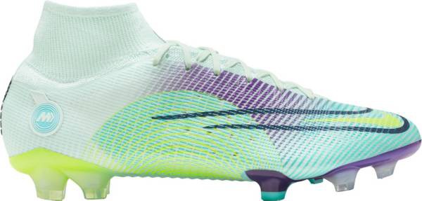 ナイキ メンズ マーキュリアル スーパーフライ８ サッカー スパイク Nike Mercurial Superfly Elite MDS FG  Soccer Cleats Green/Pur 最新情報