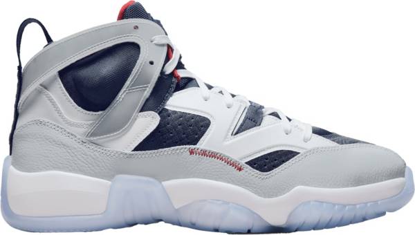 ジョーダン メンズ スニーカー Jordan Jumpman Two Trey Shoes - White/Navy/Grey