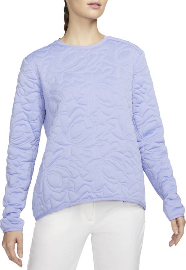 ナイキ レディース スウェットシャツ Nike Women's Dri-FIT Mid-Layer Golf Pullover - Light Thistle/Doll