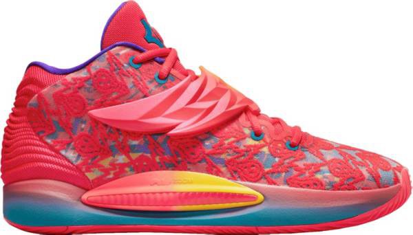 ナイキ メンズ バッシュ Nike KD14 Basketball Shoes - Red/Blue/Yellow