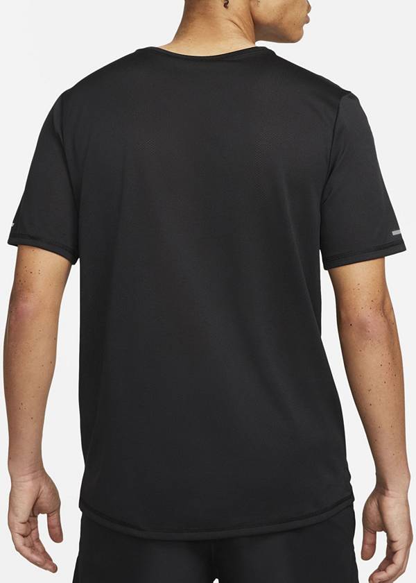 ナイキ メンズ Tシャツ 半袖 Nike Men's Dri-FIT Miler Dyed T-Shirt - Black