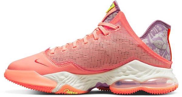 ナイキ メンズ バッシュ Nike Lebron 19 Low Basketball Shoes - Orange/Green