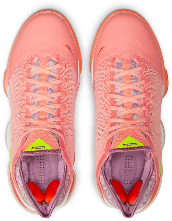ナイキ メンズ バッシュ Nike Lebron 19 Low Basketball Shoes - Orange/Green