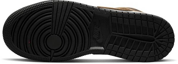 ジョーダン キッズ バッシュ Jordan Kids' GS Air Jordan 1 Mid SE - Black/Metallic Gold/White 黒 ブラック バスケットシューズ ミニバス 子供 男の子 女の子_1