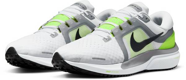 ナイキ メンズ ランニングシューズ Nike Men's Air Zoom Vomero 16 Running Shoes - White/Black/Volt_4