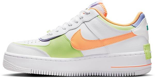 ナイキ レディース スニーカー Nike Women's Air Force 1 Shadow Shoes - White/Peach Cream_2