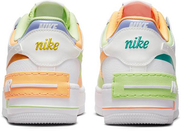 ナイキ レディース スニーカー Nike Women's Air Force 1 Shadow Shoes - White/Peach Cream_4