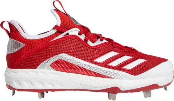 アディダス メンズ 野球 シューズ スパイク adidas Icon 6 l Baseball Cleats - Red/White