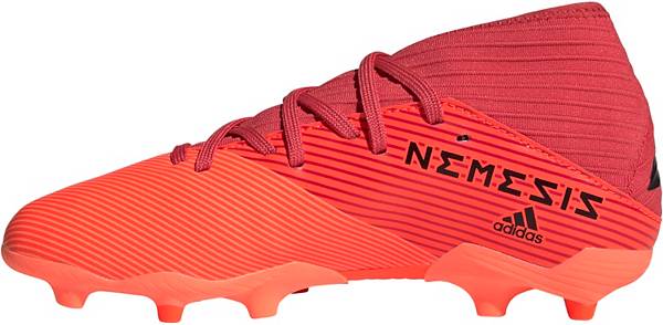 アディダス キッズ/ジュニア サッカーシューズ adidas Nemeziz 19.3 FG スパイク CORAL/BLACK