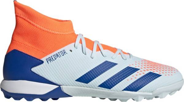 アディダス メンズ サッカーシューズ adidas Predator 20.3 Men's Turf Soccer Cleats スパイク GREY/BLUE