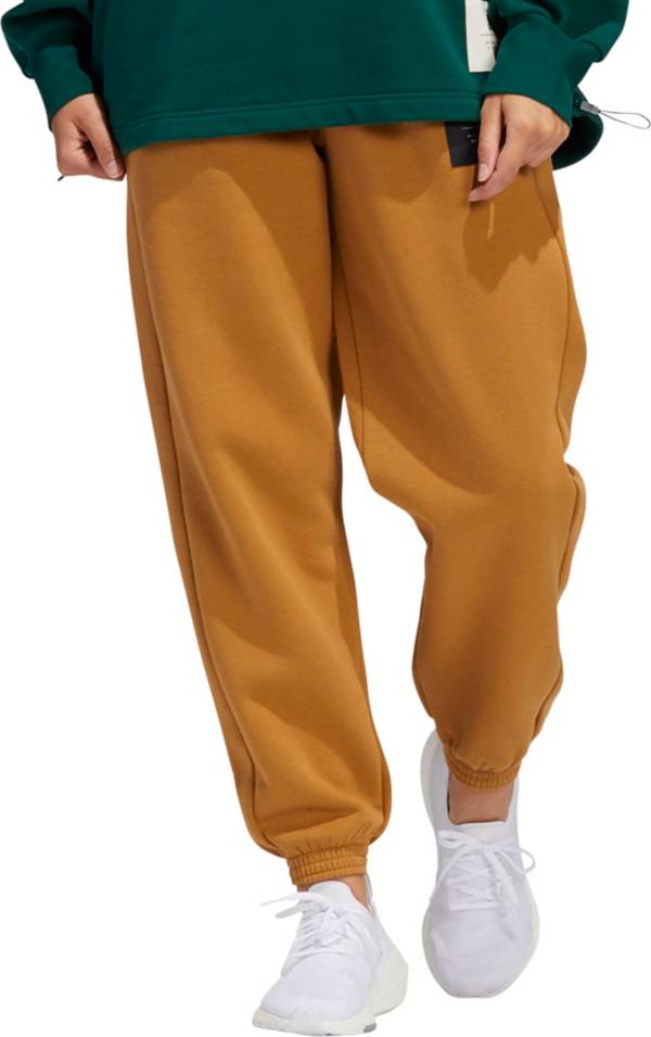 アディダス レディース スウェットパンツ adidas Women's High Rise Cinch Fleece Pants - Mesa