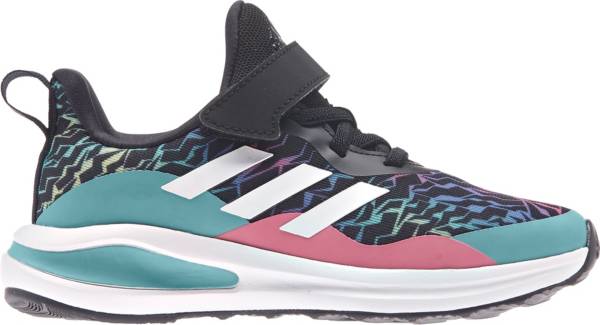 アディダス キッズ/ジュニア ランニングシューズ adidas Kids' Preschool FortaRun Running Shoes - Black/White