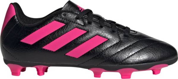 アディダス キッズ/ジュニア サッカーシューズ adidas Goletto VII FG スパイク BLACK/PINK