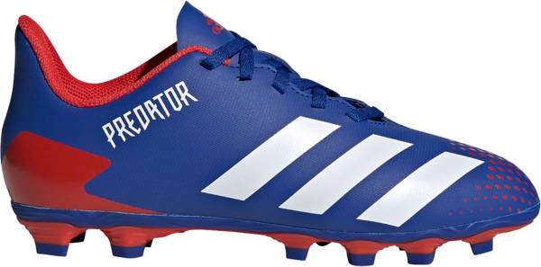 アディダス キッズ/ジュニア サッカーシューズ adidas Predator 20.4 FXG スパイク BLUE/RED