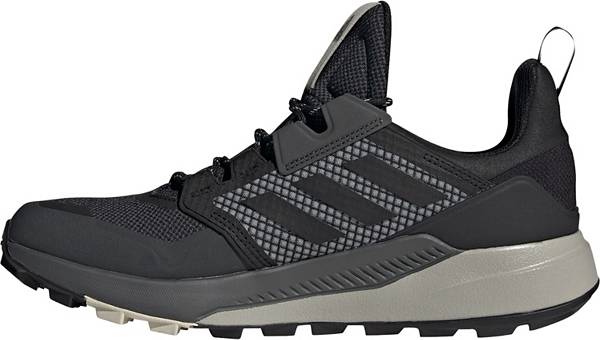 アディダス メンズ ハイキングシューズ adidas Men's Terrex Trailmaker GTX Hiking Shoes - Black/Black/Aluminiumの通販は
